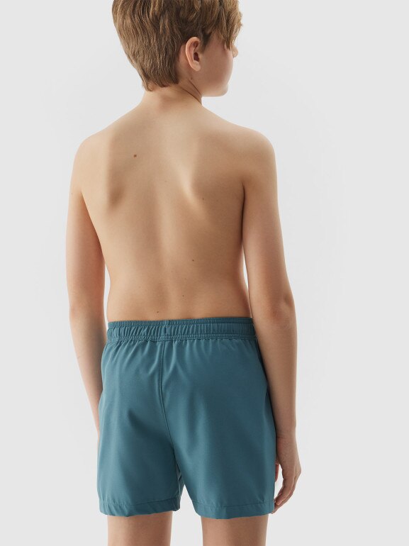 Chłopięce spodenki plażowe 4F 4FJRMM00UBDSM110 - niebieskie