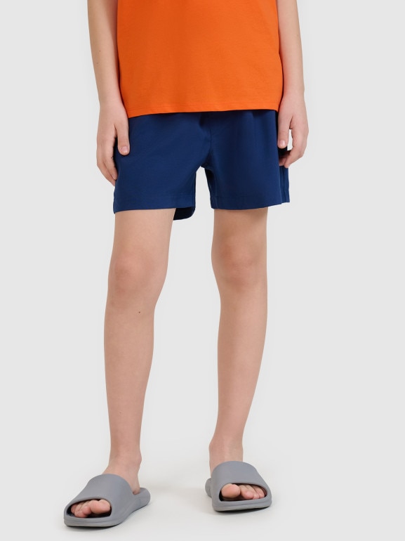 Chłopięce spodenki plażowe 4F 4FJRMM00UBDSM110 - granatowe