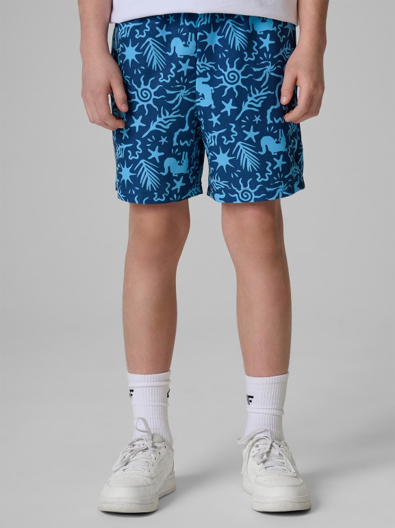 Chłopięce spodenki plażowe 4F 4FJRSS26UBDSM211 - niebieskie 