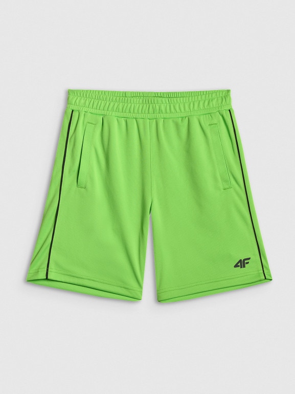 Chłopięce spodenki treningowe 4F 4FJRSS26TFSHM1693 - zielone