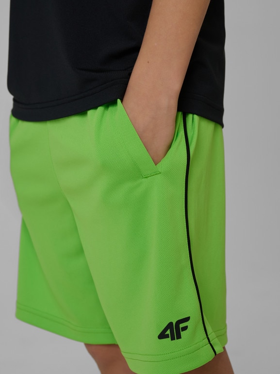 Chłopięce spodenki treningowe 4F 4FJRSS26TFSHM1693 - zielone
