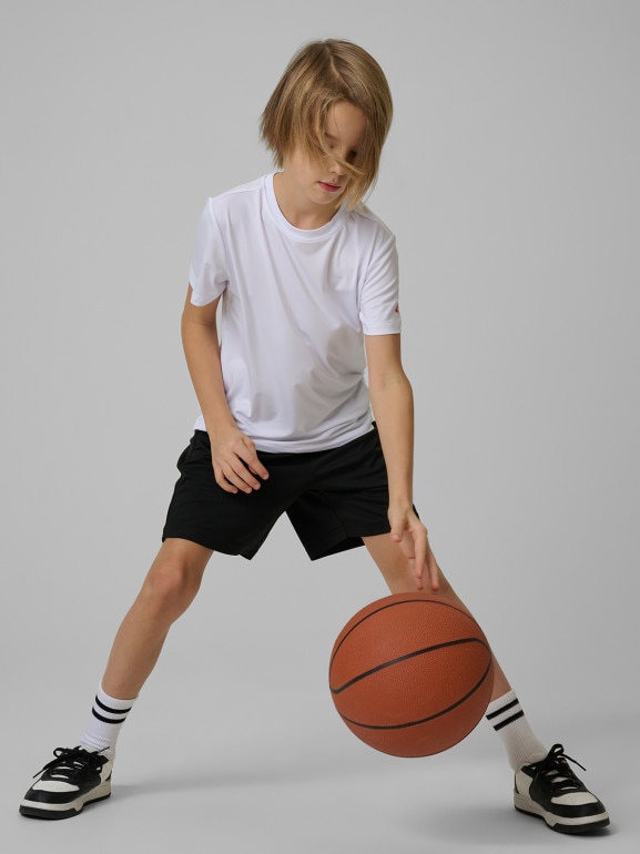 Chłopięce spodenki treningowe 4F 4FJWSS26TFSHM1388 - czarne