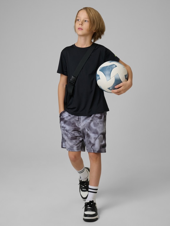 Chłopięce spodenki treningowe 4F 4FJWSS26TFSHM1388 - szare