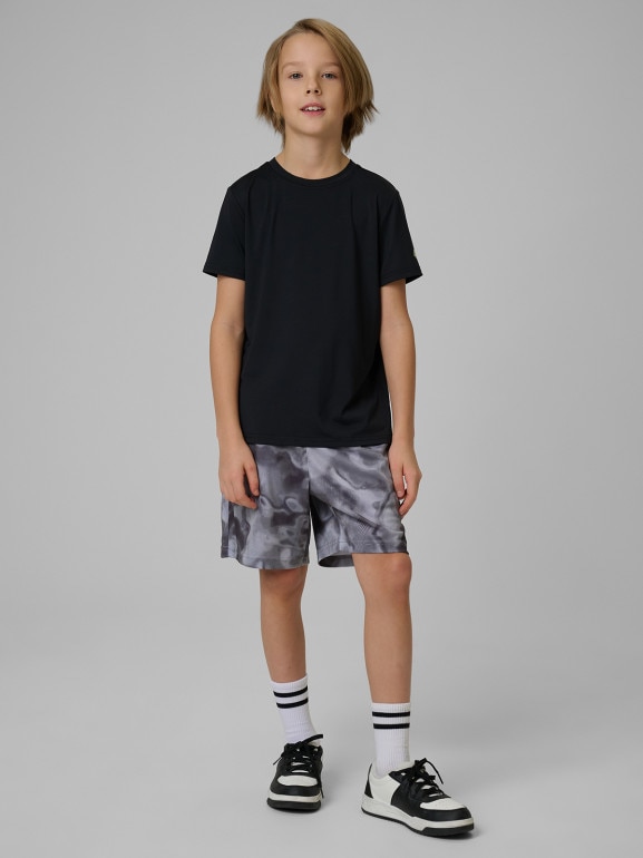 Chłopięce spodenki treningowe 4F 4FJWSS26TFSHM1388 - szare