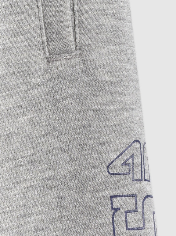 Chłopięce spodnie dresowe 4F 4FJRSS26TTROM1733 - szare