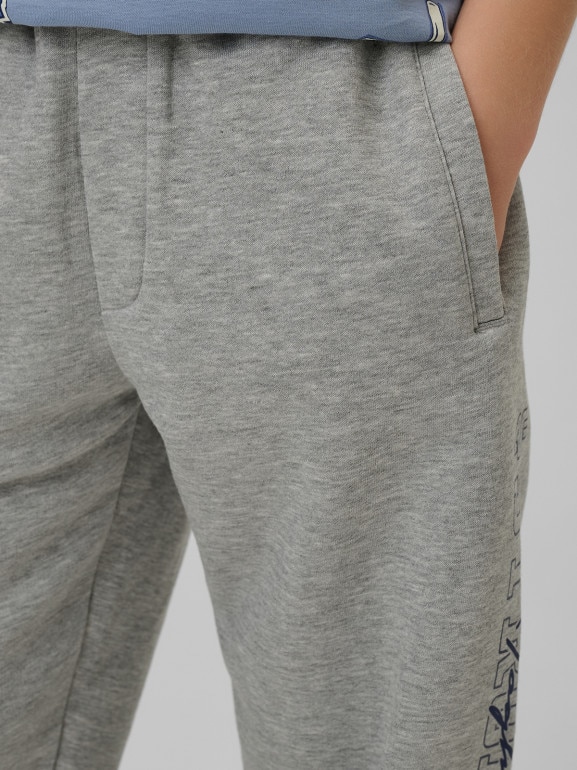 Chłopięce spodnie dresowe 4F 4FJRSS26TTROM1733 - szare