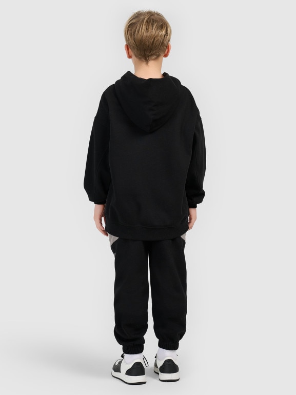 Chłopięce spodnie dresowe 4F 4FJRSS26TTROM1874 - czarne