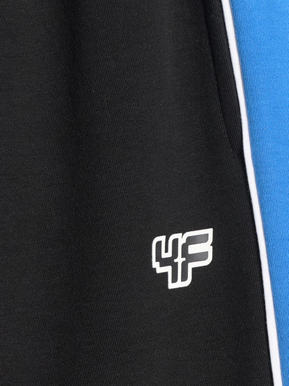 Chłopięce spodnie dresowe joggery 4F 4FJRSS26TTROM1873 - czarne