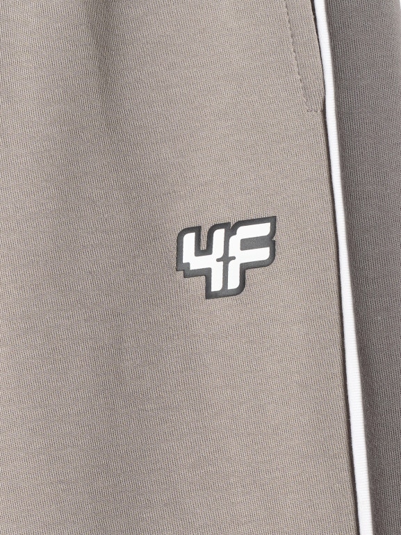 Chłopięce spodnie dresowe joggery 4F 4FJRSS26TTROM1873 - szare