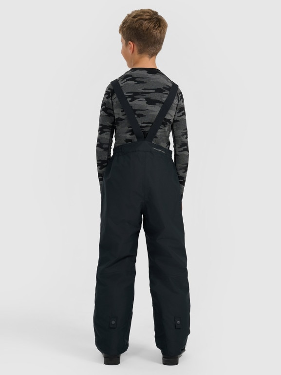 Chłopięce spodnie narciarskie 4F 4FJRAW25TFTRM1245 - czarne