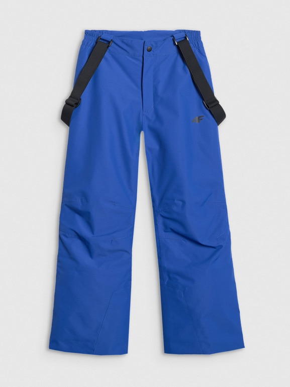 Chłopięce spodnie narciarskie 4F 4FJRAW25TFTRM1245 - niebieskie