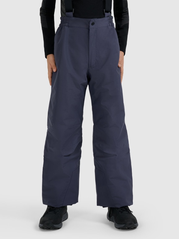 Chłopięce spodnie narciarskie 4F 4FJRAW25TFTRM1245 - szare