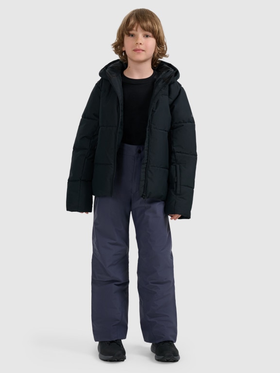 Chłopięce spodnie narciarskie 4F 4FJRAW25TFTRM1245 - szare