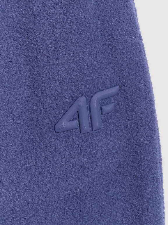 Chłopięce spodnie polarowe 4F 4FJWAW25TTROM1254 - granatowe