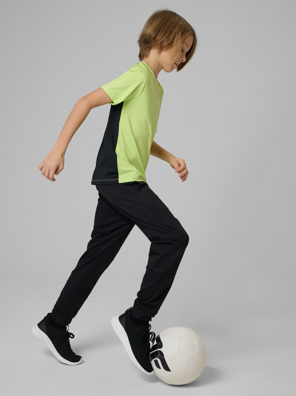 Chłopięce spodnie treningowe 4F 4FJRSS26TFTRM1460 - czarne