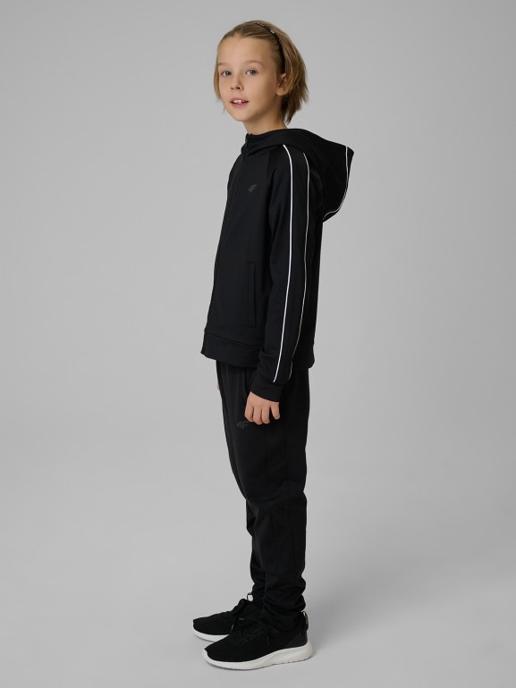 Chłopięce spodnie treningowe 4F 4FJRSS26TFTRM1461 - czarne
