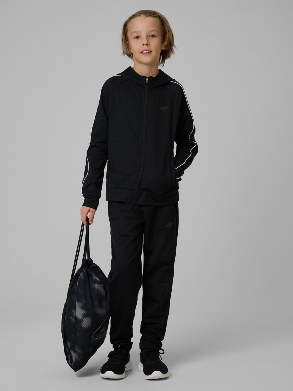 Chłopięce spodnie treningowe 4F 4FJRSS26TFTRM1461 - czarne