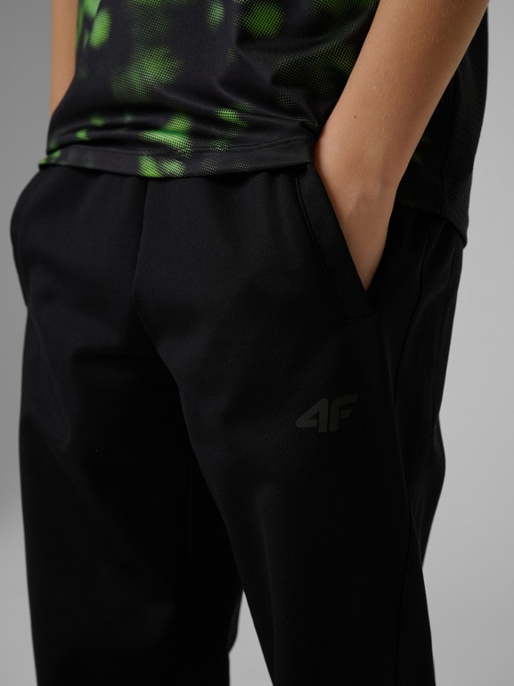 Chłopięce spodnie treningowe 4F 4FJRSS26TFTRM1461 - czarne
