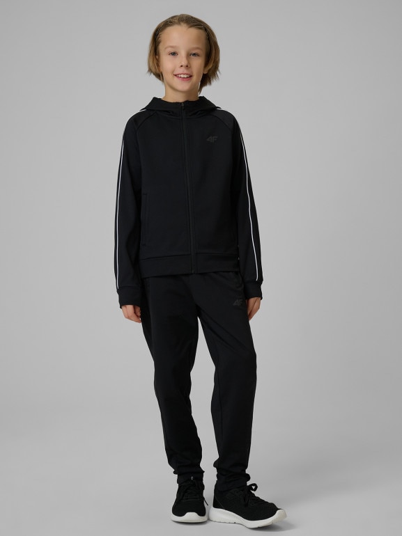 Chłopięce spodnie treningowe 4F 4FJRSS26TFTRM1461 - czarne