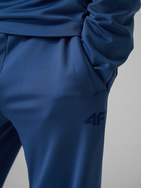Chłopięce spodnie treningowe 4F 4FJWSS26TFTRM1152 - granatowe