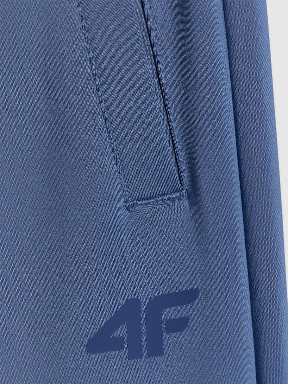 Chłopięce spodnie treningowe 4F 4FJWSS26TFTRM1152 - granatowe