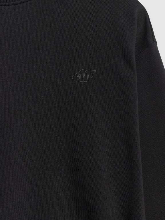 Chłopięcy komplet dresowy 4F 4FJRSS26TAPSM213 - czarny