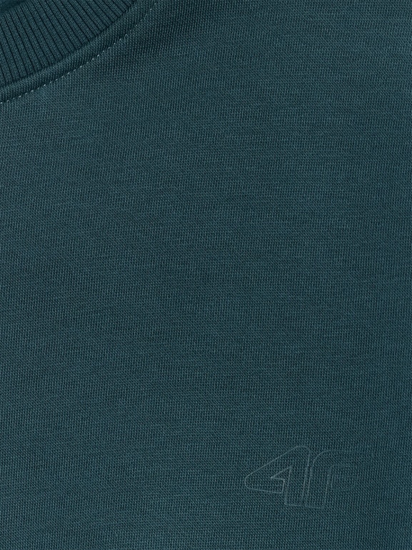 Chłopięcy komplet dresowy 4F 4FJRSS26TAPSM213 - turkusowy