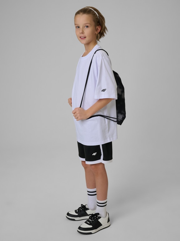 Chłopięcy komplet na WF 4F 4FJRSS26TAPSM190 - czarny