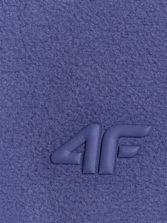 Chłopięcy polar ze stójką 4F 4FJRAW25TFLEM436 - niebieski