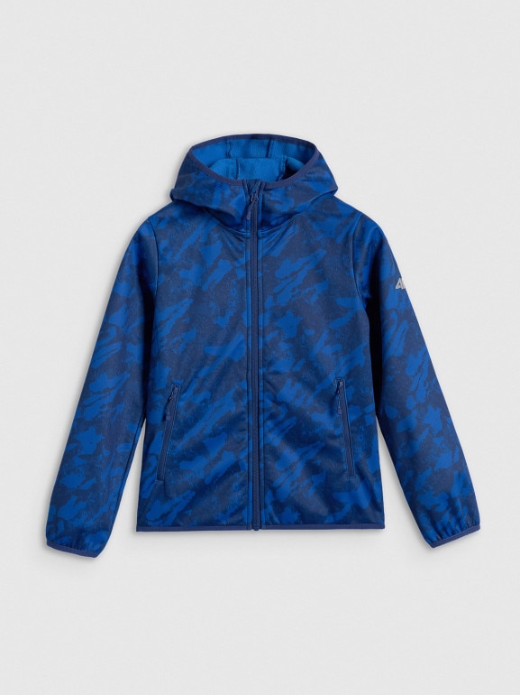 Chłopięcy softshell 4F 4FJRAW25TSOFM508 - multikolor
