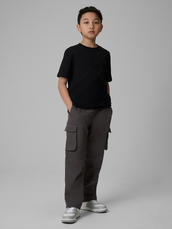 Chłopięcy t-shirt basic (2-pack) 4F 4FJRSS26TTSHM4013 - multikolor