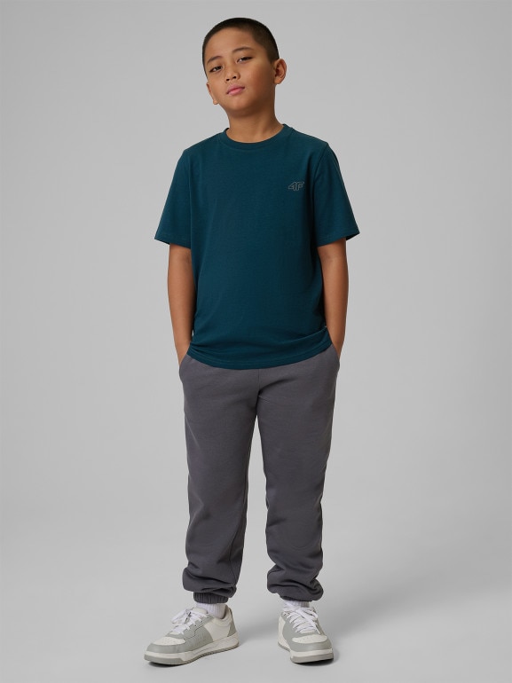 Chłopięcy t-shirt basic (2-pack) 4F 4FJRSS26TTSHM4013 - multikolor