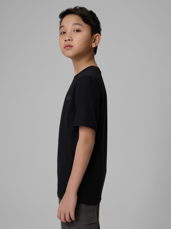 Chłopięcy t-shirt basic (2-pack) 4F 4FJRSS26TTSHM4013 - multikolor