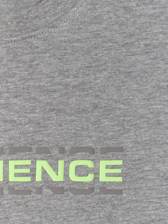 Chłopięcy t-shirt z nadrukiem 4F 4FJRAW25TTSHM3166- szary