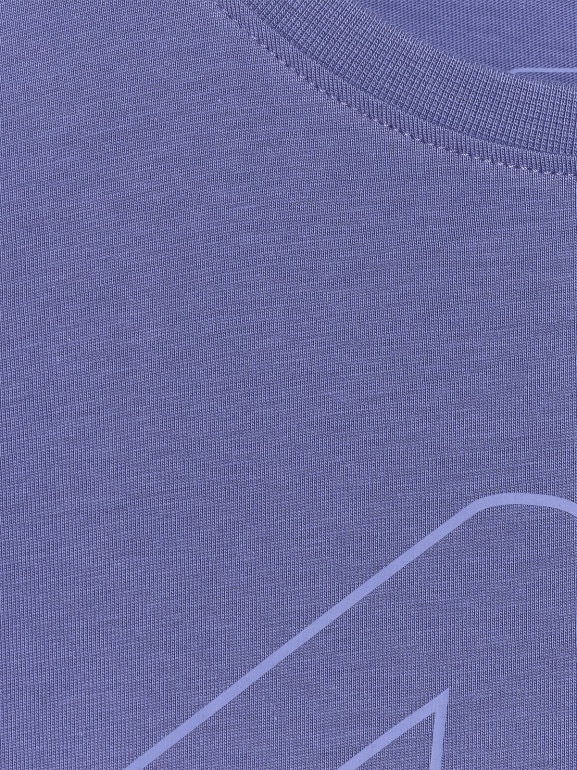 Chłopięcy t-shirt z nadrukiem 4F 4FJRAW25TTSHM3261 - niebieski