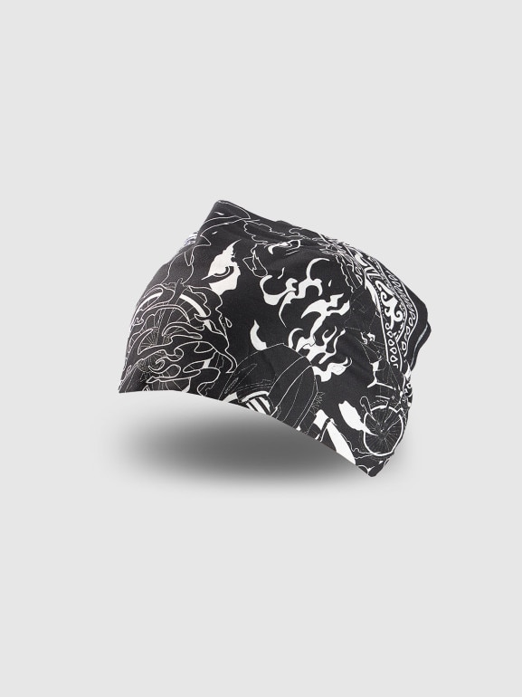 Dziecięca bandana 4F 4FJRAW25ABDAU130 - czarna