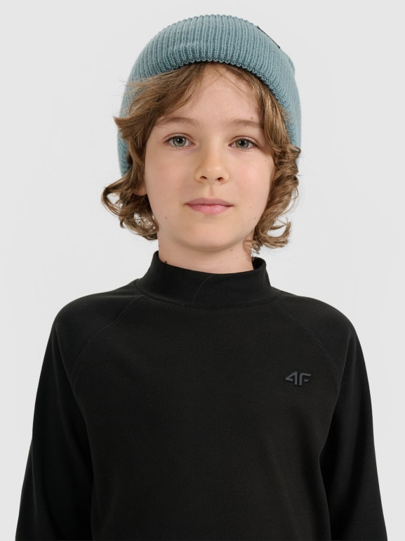 Dziecięca bielizna polarowa (góra) 4F 4FJRAW25UFLEU076 - czarna
