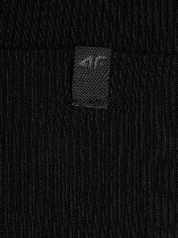 Dziecięca czapka beanie 4F 4FJRSS26ACAPU0766 - czarna