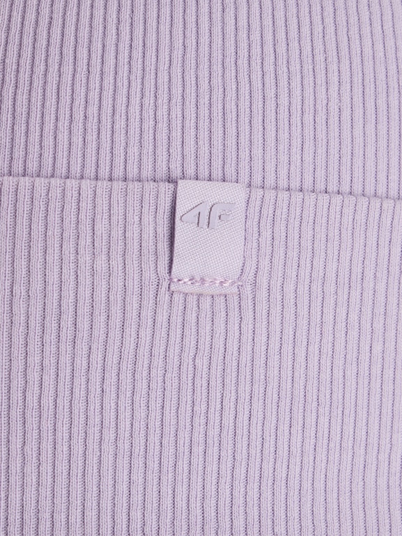 Dziecięca czapka beanie 4F 4FJRSS26ACAPU0766 - fioletowa