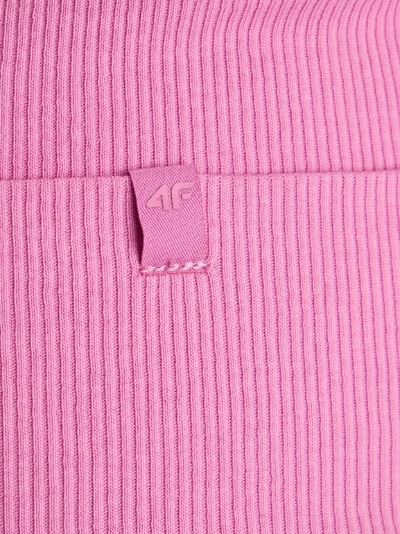 Dziecięca czapka beanie 4F 4FJRSS26ACAPU0766 - różowa
