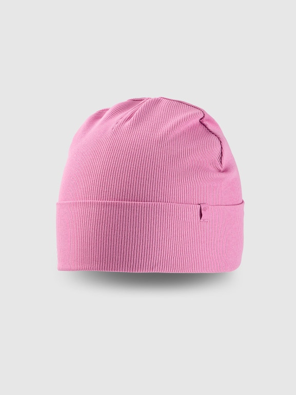 Dziecięca czapka beanie 4F 4FJRSS26ACAPU0766 - różowa