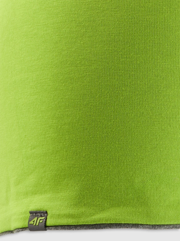 Dziecięca czapka beanie dwustronna 4F 4FJRSS26ACAPU0765 - zielona