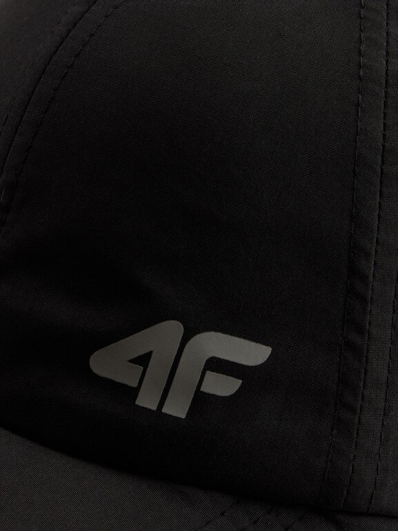 Dziecięca czapka z daszkiem 4F 4FJRSS26ACABU597 - czarna