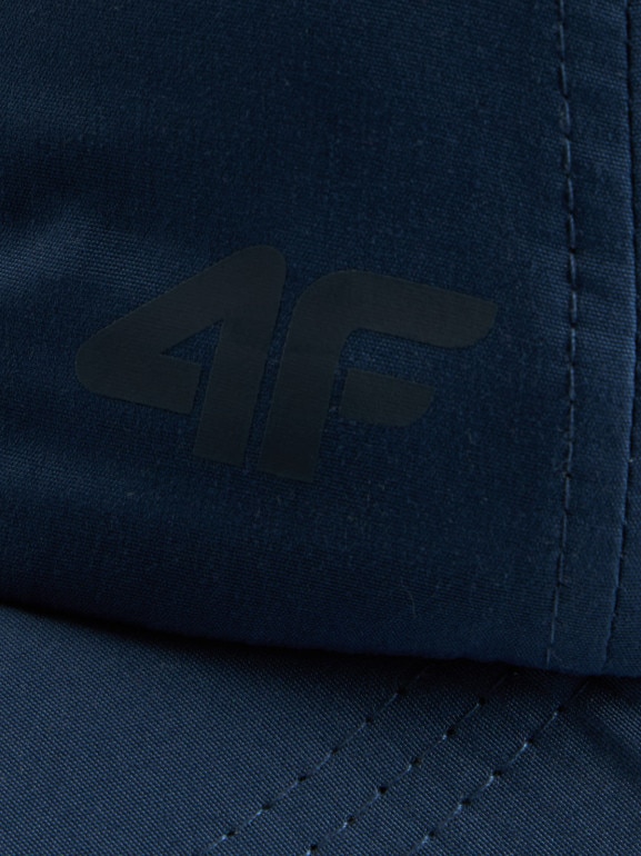 Dziecięca czapka z daszkiem 4F 4FJRSS26ACABU597 - granatowa