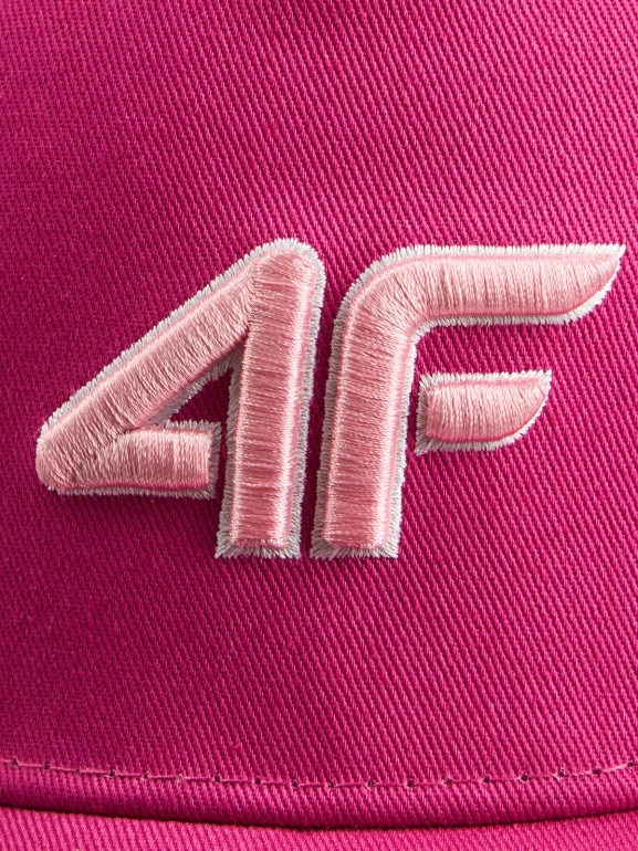Dziecięca czapka z daszkiem 4F 4FJRSS26ACABU598 - różowa