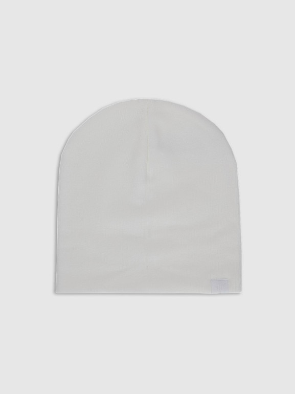 Dziecięca czapka zimowa 4F 4FJWAW25ACAPU602 - biała