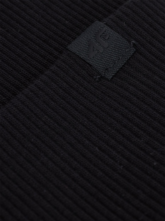 Dziecięca czapka zimowa 4F 4FJWAW25ACAPU604 - czarna