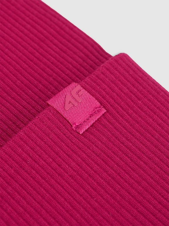 Dziecięca czapka zimowa 4F 4FJWAW25ACAPU604 - różowa