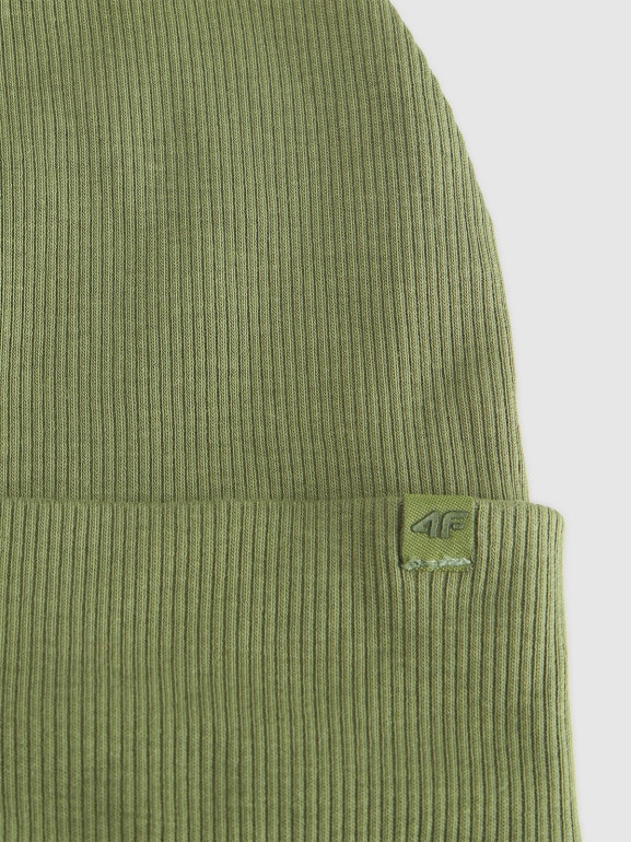 Dziecięca czapka zimowa 4F 4FJWAW25ACAPU604 - zielona