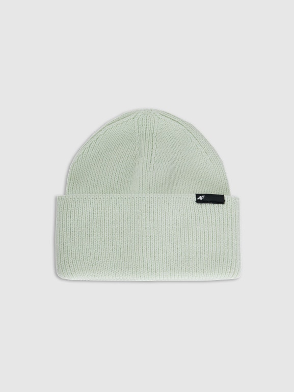 Dziecięca czapka zimowa 4F 4FJWAW25ACAPU652 - zielona